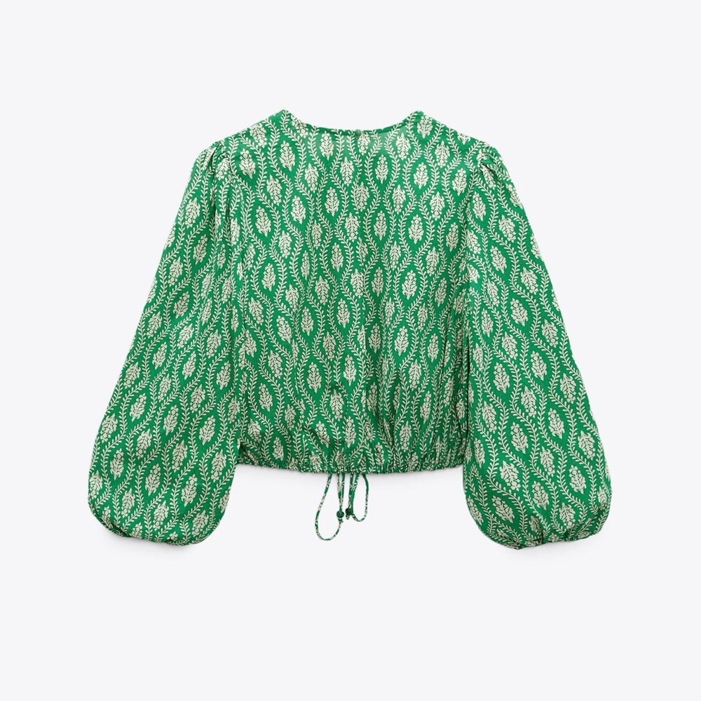 Green Patterned Cotton Set